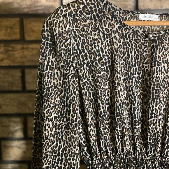 Cheetah print sheer dress everly‎ - Picture 5 of 6